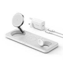 Anker MagGo 1 universele witte draadloze USB oplader met ingebouwde snellading