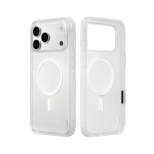 RHINOSHIELD MagSafe Telefoonhoesje, compatibel met iPhone 17 Pro Max & iPhone 18 Pro Max, SolidX, versterkte schokabsorberende bescherming, minimalistisch en slank design met bescherming van militaire kwaliteit, Mat transparant