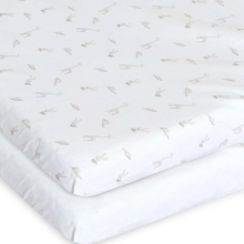 Chicco 2 Hoeslakens Voor Wiegje Next2Me WHITE