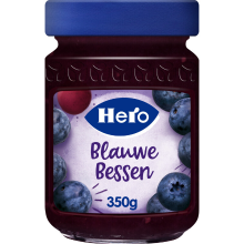 Hero Blauwe Bessen Jam   350 g