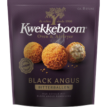 Kwekkeboom Black Angus gefrituurde gehaktballen, verpakking van 8