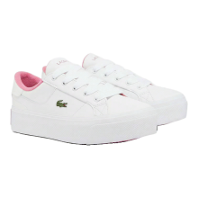 LACOSTE L001 set 224, 6 delige set, maat 27   wit/lichtroze
