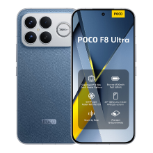 POCO F8 Ultra Denim Blue 16 GB RAM 512 GB ROM, 6,9 inch AMOLED scherm 120 Hz, 50 MP Light Fusion 950 Camera met OIS, Bose gesigneerd geluid, 6500 mAh batterij, Origineel met officiële garantie eSIM, Dual SIM, NFC