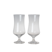 Set van 2 hoge wijnglazen, elegante glazen op voet 7,25 x 7,25 x 17,7 cm 448 ml voor rode wijn, cocktails en champagne