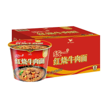 Uni President instantnoedels met gestoofd rundvleesaroma 110 g * 12 bekers (hele doos)