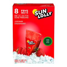 Sun Lolly Ijslolly's aardbei 8 x 60 ml