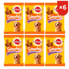 Pedigree hondensnacks gemengde smaken*6