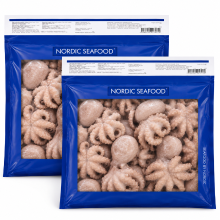 Nordic Seafood Diepvries baby octopus 10/20 – 2 x 800 g