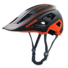DKONI HS 062 volwassenen mountainbikehelm   zwart/oranje   M 54 58 cm