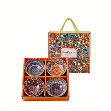 YumiPLUS set van keramische kommen, 4 stuks