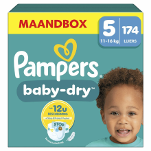 Pampers Baby Dry Luiers Maat 5 – Maandbox 174 Luiers