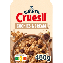 Quaker Cruesli Cookies & Cream   450 g