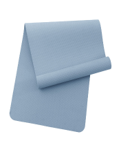 Narwhal Good Nite 6 mm TPE Yogamat 183x61 cm Antislip Trainingsmat met Draagriem, Lichtgewicht Fitnessmat voor Pilates Gym Thuisklant, Blauw