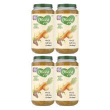 Olvarit wortel kalfsvlees aardappel 15M+ 250 g * 4
