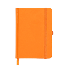 Jubiluu A5 gelinieerd notitieboek met harde kaft van bloemige stof   96 vellen (108 g offsetpapier), bladwijzer en elastische band   klassiek crèmekleurig gelinieerd schrijfboek voor schrijven, school, kantoor en cadeaus   perzikbloesem