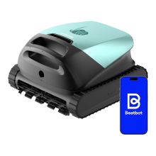[Nieuwe release] Beatbot M10 Joybuy versie draadloze zwembadreinigingsrobot, Zwembadbodem/muren/waterlijn/onderwater strand, 25700 L/u zuigkracht, Slimme waterlijn ankering, 5 L filterzak, 300 min looptijd, Mintgroen