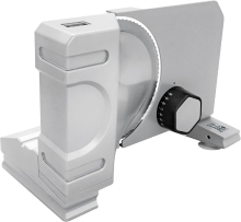 Fritel Snijmachine SL 3710   Universele snijmachine/Broodsnijder/Vleessnijder   0 20 mm   Ø 19 cm   150 W   Universeel mes   15° schuine slede