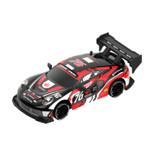 Porsche 1:24 4WD drift RC auto   2,4 G afstandsbediening, 25000 RPM motor, verwisselbare banden & LED verlichting, 50 m bereik hoge snelheid racespeelgoed voor kinderen, zwart