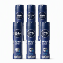 NIVEA Men Deospray   Protect & Care 150 ml (6 Pack)