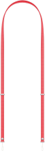 Apple crossbody bandje   Bright guava