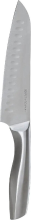 5Five Gesmeed RVS Santoku Mes   32 cm, Zilver