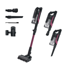 Hoover | HF6 Home Flexi draadloze steelstofzuiger met SmartAdapt mondstuk, all floor mondstuk, anti twist borstel, Quick Park & Go modus, 40 min looptijd, LED verlichting (HF610HX)