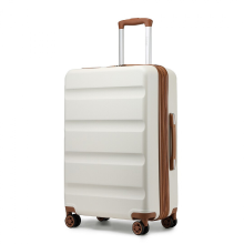 Kono 28 inch uitbreidbare ABS+PC harde schaal grote koffer met TSA slot en stille zwenkwielen, lichtgewicht bagage voor lange vakanties