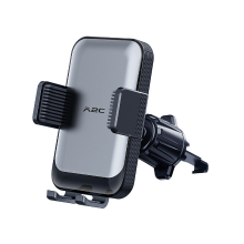 A2C Ventilatierooster Clip on Auto Telefoonhouder Dubbele Vergrendeling Stabiel Anti Shake Één Hand Bediening Automatisch Vastklemmen Antislip Ontwerp Universele Telefoonhouder, I02 S02