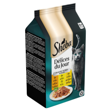 Sheba Délices in Gelei Kalkoen & Kip Multipack