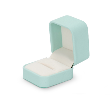 Oirlv ringendoos van PU leer, lichtgroene sieradendoos, geschenkdoos voor oorbellen, ketting en armband, verpakking voor huwelijksaanzoek en verjaardagscadeau