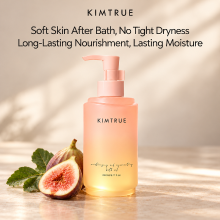 KIMTRUE Verzachtende en revitaliserende badolie (vijgengeur) 240 ml Vijgenbadolie