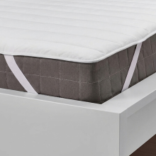MENDALE matrastopper   Zachte ondersteunende 2,5 cm comfortabele en duurzame topper met eenvoudige pasvorm en elastische bandjes   hypoallergeen en wasbaar, 90 x 200 cm