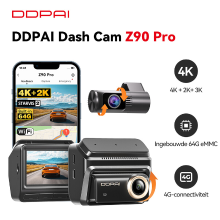 Nieuwe DDPAI Z90Pro 4K+2K Dual Dashcam Sony STARVIS 2 IMX678 HDR Auto DVR ADAS Spraakbesturing Parkeermodus WiFi Ingebouwde 64 GB eMMC 2 Kanaal