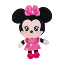 Disney Chibi collectie pluche speelgoed Minnie Mouse   25 cm, rood en wit