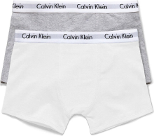 Calvin Klein 2 pack jongensslips 926 wit/grijs maat 45938