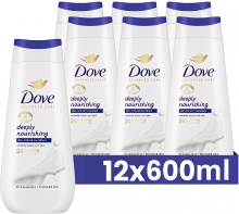 Dove Advanced Care douchegel, diep voedend, 12 x 600 ml