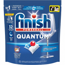 Finish vaatwastabletten Powerball Quantum All in 1 regulier (32 tabletten)