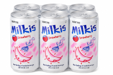 LOTTE Milkis Aardbeien Frisdrank 6×250 ml