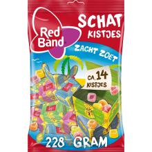 Red Band Schatkistjes Uitdeelverpakking Zacht Zoet Snoep   228 g