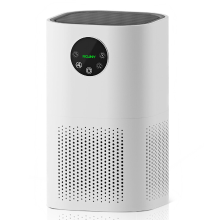 Rouny luchtreiniger voor thuis, H13 echt HEPA filter, CADR 150 m³/u, bereik 20 50 m², slaapmodus ≤25 dB, luchtkwaliteitsdisplay, 4 ventilatorsnelheden voor huisdieren en slaapkamer, AP T1