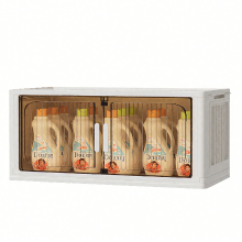 SNSP opbergboxenset met vier niveaus   opbergkast, inklapbare opberger, opbergcontainer 84 l x 4 stuks