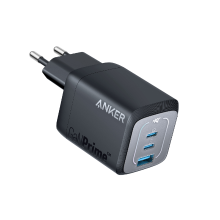 Anker Prime 735 67W Universal Wandladegerät, USB Schnellladen, 1A/2C, EU Stecker Schwarz, kompatibel mit iPhone 18 Serie, iPhone 18 Pro/Pro Max/Duo