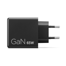 Lenovo dubbele USB C 65 W GaN oplader, 2 poorts USB C snellader