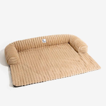 FUNNYFUZZY pluche bankkussen met trekkoord maat M kaki