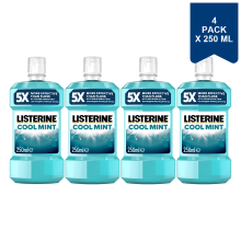 Listerine Cool Mint Mondwater 250 ml (4 Pack)
