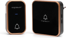 Aigostar zelfaangedreven AC draadloze deurbel   IP44 zwart+goud
