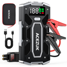 ACEZUK auto noodstarter powerbank (geschikt voor maximaal 7,0 L benzinemotor of 5,5 L dieselmotor)