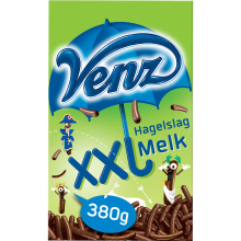 Venz Melkchocoladehagelslag   380 g