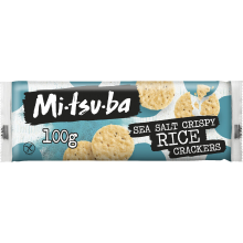 Mitsuba crackers met zeezout   100 g