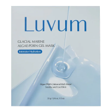 Luvum Glacier zeewier PDRN gelmasker 5 vellen/doos